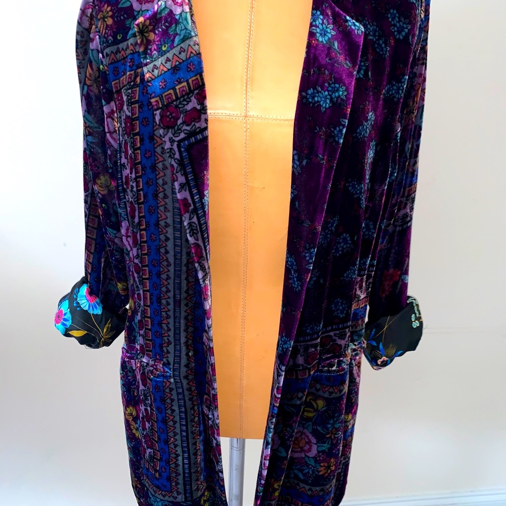 Johnny Was Velvet Blazer